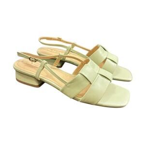 Journee Womens Tabatha Flat Sandals, Widths Available, Sage 9M NEW.